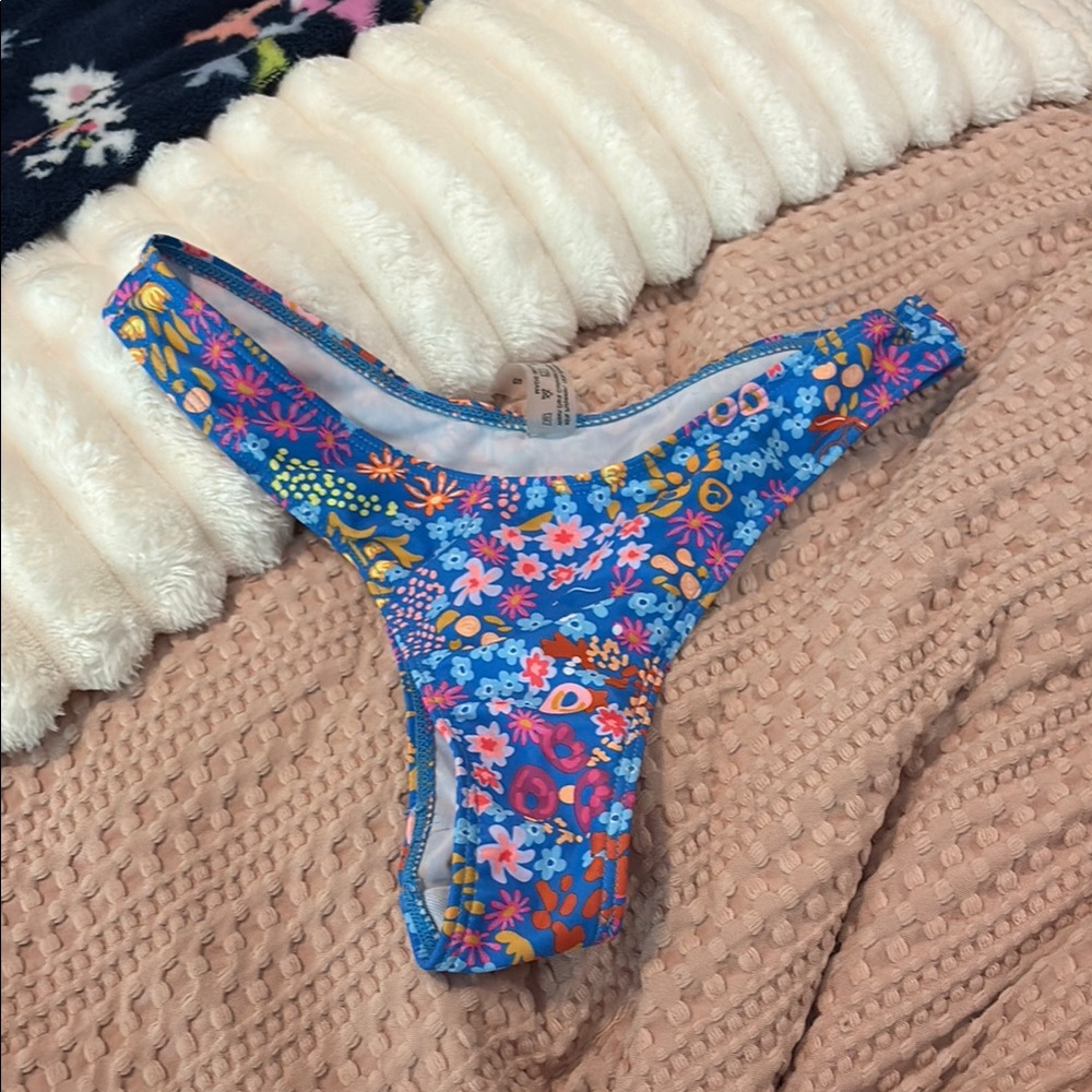 Floral Blue Bottoms